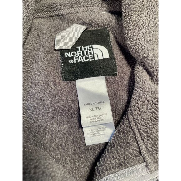 North Face Mens Gray Fleece Jacket XL/TG Gorpcore Campcore Athleisure Cabincore - Picture 5 of 11